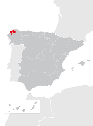 mapa puertos suministro combustibles marino la coruña